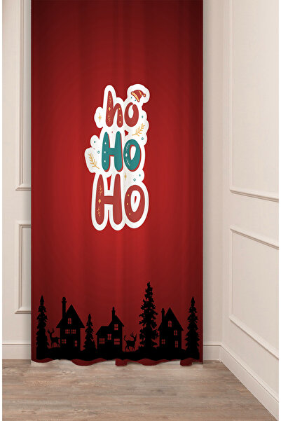 GREENDECOR Christmas Pine Tree Christmas Tree Snow New Year Christmas Patterned Specially Designed Digital Printed Background Curtain