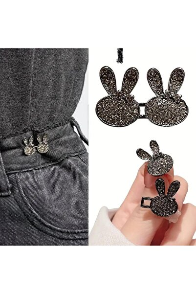 Vira Rise Taşlı Tavşan Bel Daraltama,Pantolonlar İçin Ayarlanabilir Düğmeli B...