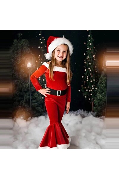 AndraRose Styles Set 4 PIECES Christmas Kids - Red