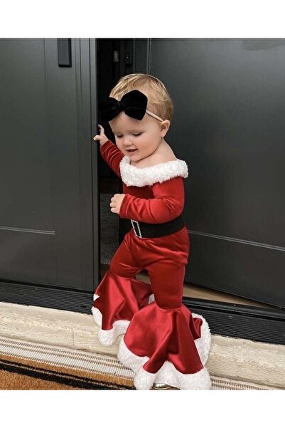 AndraRose Styles Set 4 PIECES Christmas Kids - Red