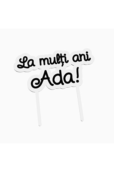 OEM Cake topper for birthday cake, with the text Happy Birthday Ada