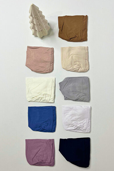 Shalcım Bağlamalı Kaymayan Dikişsiz Tesettür Bone