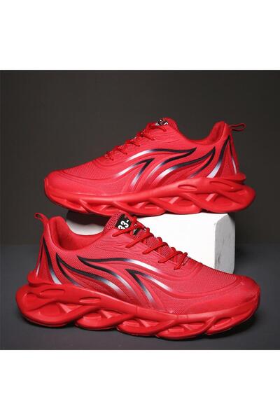 AyShop Wedge Sole Tribe Print Breathable Stylish Sneakers