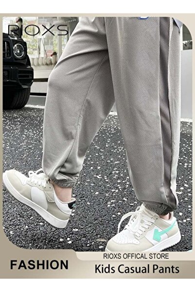 RIOXS Kids Boys Summer Mosquito Repellent Pants Childrens Fashion Casual Spor...