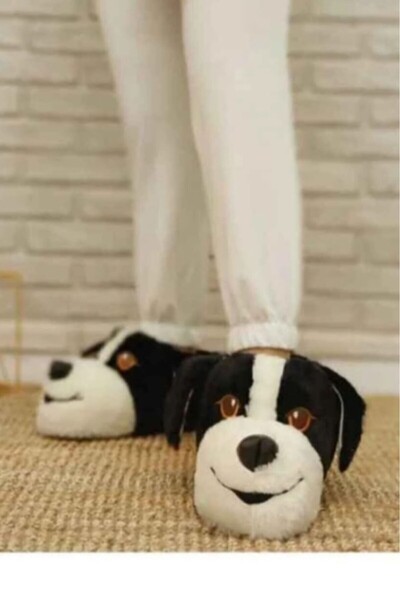 Cakgo Papuci termici cu figurină câine Çiçek 160-26, mărimea 36-40