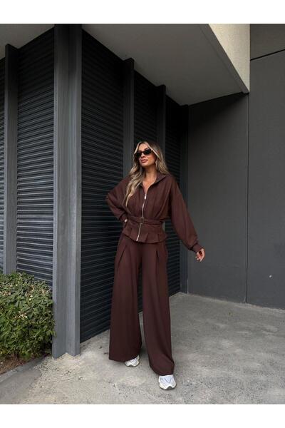 Marbella Women's Black Belted Modal Set