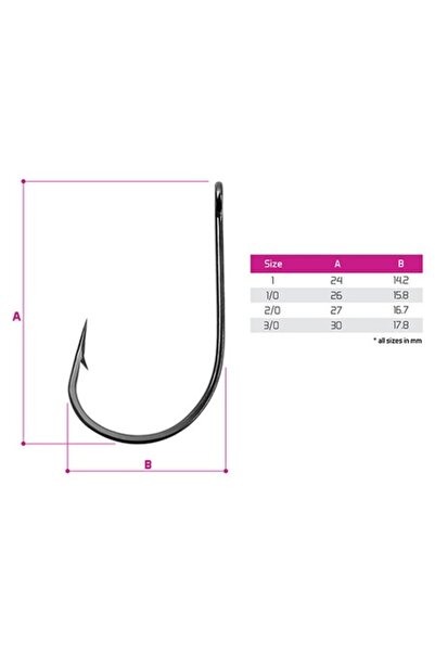 DELPHİN B! NEO ZanderPoint BN Fishing Hook / 10 pcs