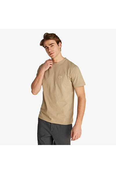 Calvin Klein Regular Erkek Kahverengi T-Shirt