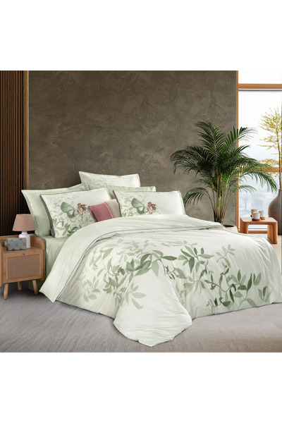 Sarev Nerissa Double Size 100% Cotton Double-Sided Duvet Cover Set