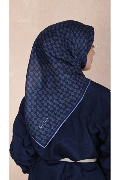 locella Soft Pamuk Eşarp Koyu Mavi-10