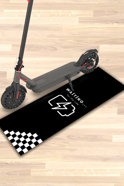 Vevora Designs Elektrikli Scooter Altı Matı Zemin Koruma Paspası Parke Koruyu...