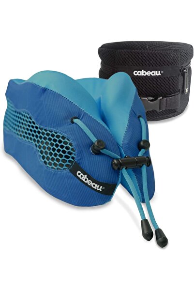 Cabeau Evolution Cool 2.0 Memory Foam Neck Travel Pillow - Blue