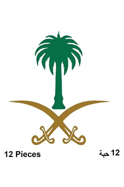 no markte ملصقات اليوم الوطني السعودي مكونة من 12 قطعة للقمصان والهواتف وأجهز...