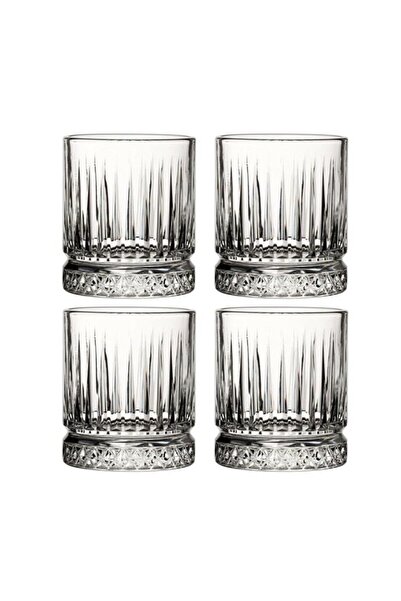 Paşabahçe Set of 4 whiskey glasses, Elysia, 210 ml