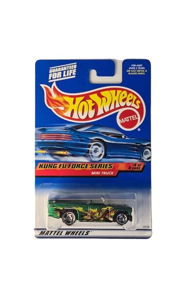 HOT WHEELS Mini Truck - Kung Fu Force Collection (2000 Edition) 1:64, Green