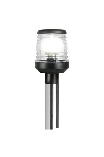 OSCULATI Stâlp de iluminat din oțel inoxidabil de 60 cm cu lampă din plastic ...