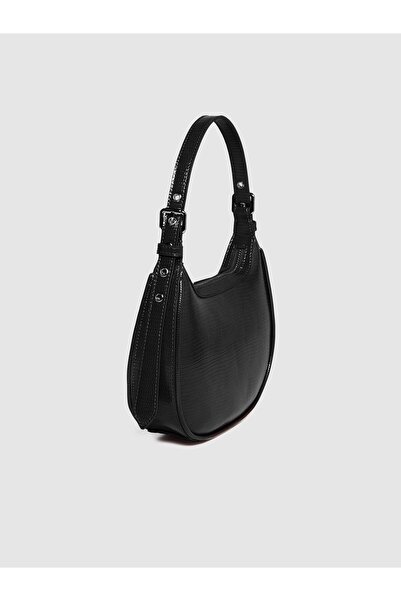 Sisley Faux Leather Mini Bag Women's Black Bag - 323A6M4Rwy035