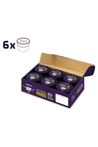 DELPHİN B! StinxRIBS Shrimp lure, set of 20, 0.75 g, multicolor