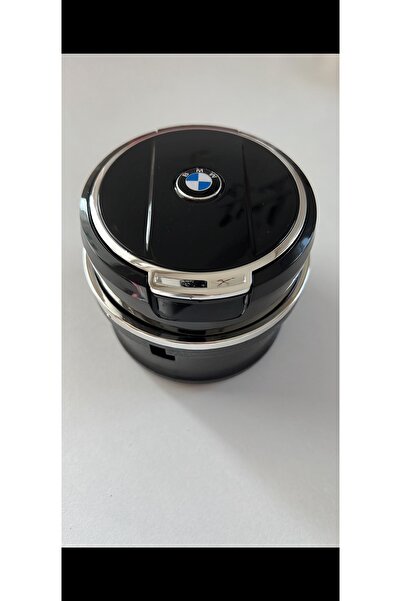 ABAS BMW logolu porselen araç içi ithal ışıklı küllük