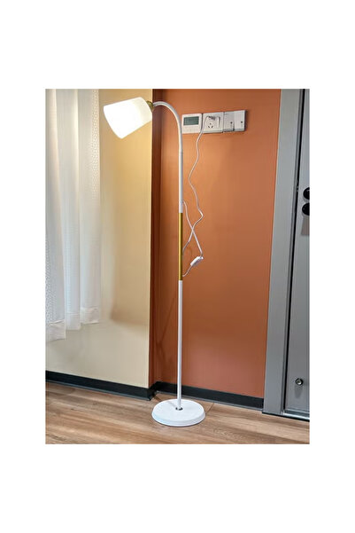 KEKE مصباح أرضي أنيق متعدد الحدود من Nordic لغرفة المعيشة وغرفة النوم والدراسة مع خاصية التعتيم الذكي من خلال تطبيق