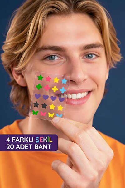 Stick On Spots S.O.S Band Fun - 20 Adet /akne Bandı - Pimple Patch- Hidrokolloid Bant