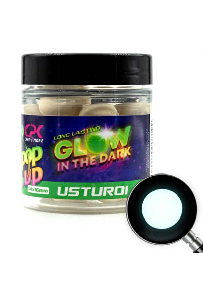 CPK Feeder Glow in the Dark Floating Hook Pellets, Garlic, 14/16mm