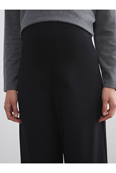 LC Waikiki Maternity Black Tummy Panelled Maternity Trousers