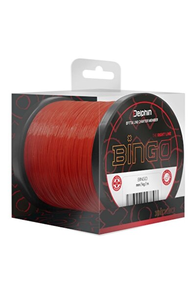 DELPHİN BINGO Matt Monofilament / dark red