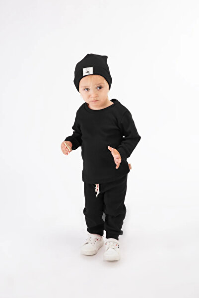 BABYSİ KİDS CLUB Corded Fabric Cotton Bereli 3'L Set Baby and Children's Clothing