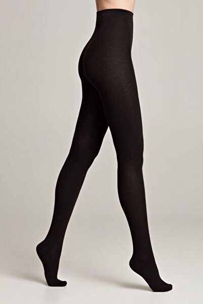 Conte Elegant Șosete groase din bumbac cu bumbac Lycra 3D 250 Den - Nero, Standard 3-M