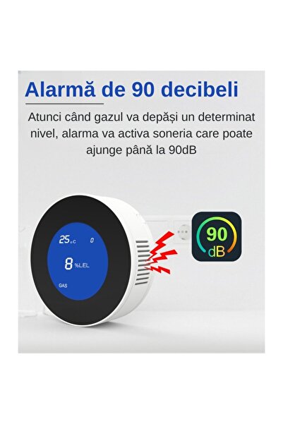 VİS Gas detector, wireless, Tuya app,