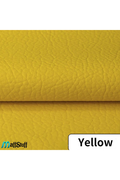 MaffStuff Self-adhesive Eco-leather Foil Yellow 50x138cm 📦