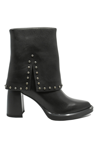 Epica Ghete saboți pentru femei din piele neagră OTR 1244