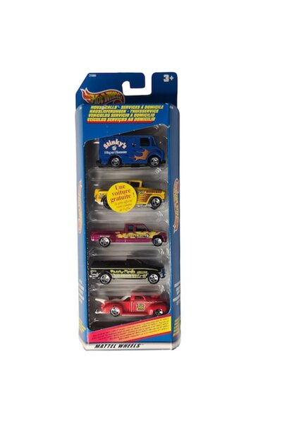 HOT WHEELS Set of 5 Metal Cars, House Calls (1998), 1:64, Multicolor