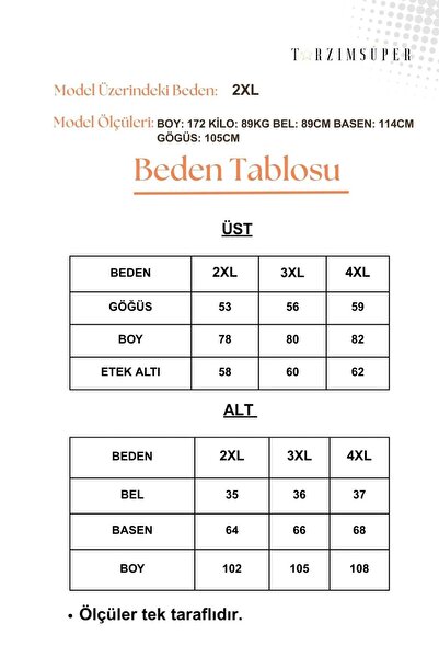 tarzımsüper Plus Size Premium Comfort Series Cotton Soft Texture Front Button Lace Luxury Pajamas Set