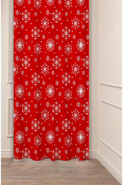 GREENDECOR Christmas Pine Tree Christmas Tree Snow New Year Christmas Patterned Specially Designed Digital Printed Background Curtain