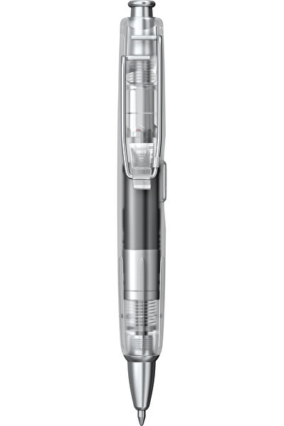 Tombow Air Press Pen Transparent/Silver Mechanical pen, 0.7 lead, black writing
