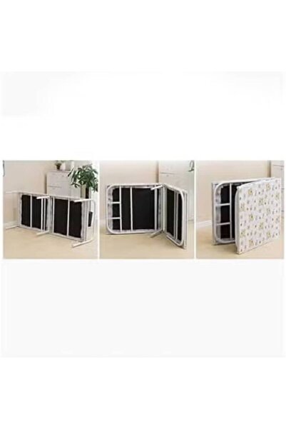 NKX Foldable Mattress Bed with Storage and Wheels Size 80*190*28 Cm