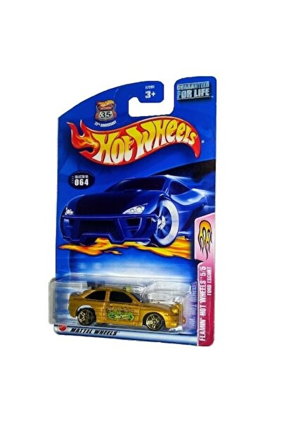 HOT WHEELS Ford Escort Aniversarea a 35 de ani 1:64 (Auriu)