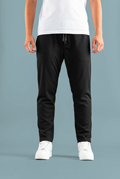 bombe Men's Elastic Waist Slim Fit Basic Cotton Jogger