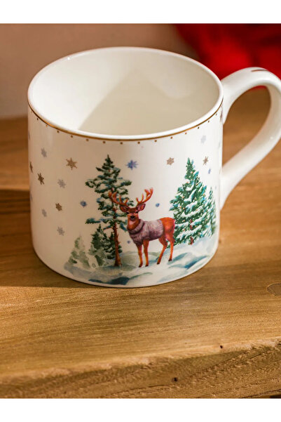 LC Waikiki Lcw Home Mixed Christmas Themed Ceramic Mug 355 ml