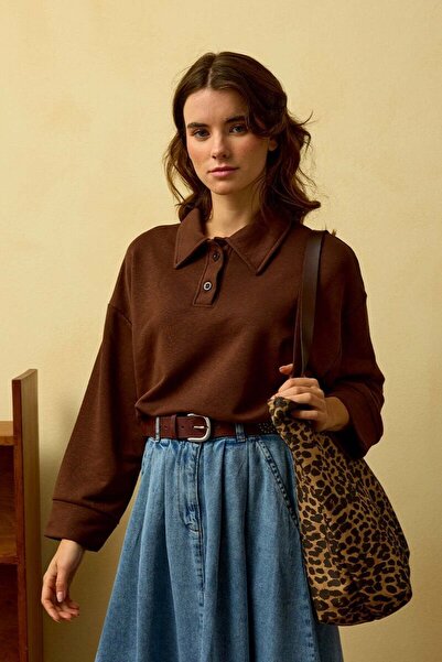 Ceylan Otantik Πόσιμο καφέ Polo Yaka Crop