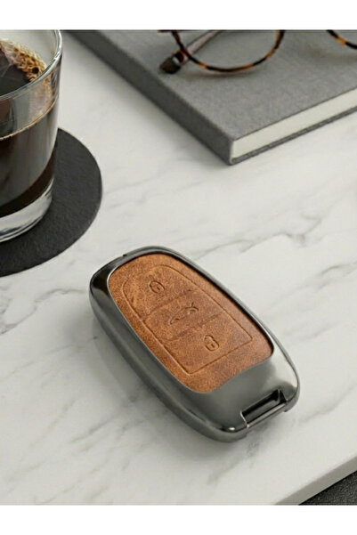 Lanitra Peugeot Citroen 408 508 2008 3008 5008 Rifter C-Elysee Berlingo DS3 DS4 Smart Metal Anahtar Kılıfı