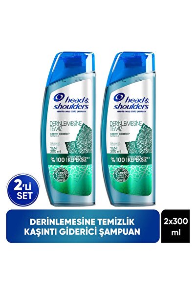 Head&Shoulders Derinlemesine Temiz Kaşinti Giderici Nane 300 Ml x 2 Adet