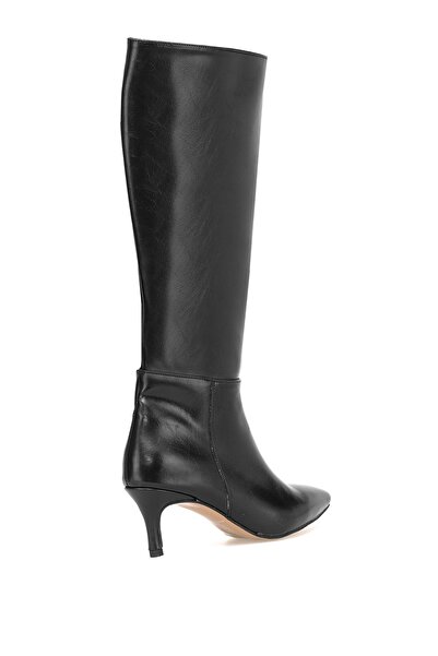 Ayakkabı Fuarı Γυναικείες μπότες με τακούνι Elit Brk612C Μαύρο