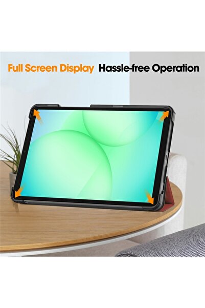 SKYDDAR INNOVATION Tablet case for Samsung Galaxy Tab A11 / A9, FoldPro, Red, set with sticker