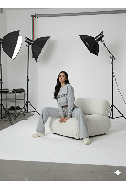 CAONNES بنطال رياضي شتوي مبطن بالصوف للسيدات باللون الرمادي مبطن بالقطن من ال...