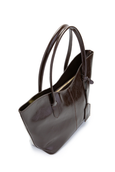 minebag Double Handle Faux Leather Hype Women's Shoulder Bag Brown