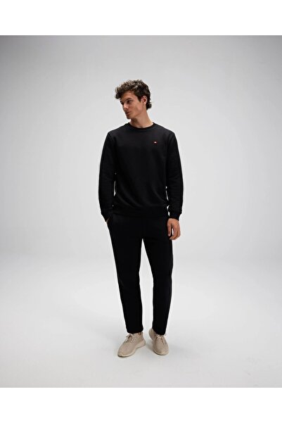 Ellesse بنطال رياضي رجالي EM700 أسود