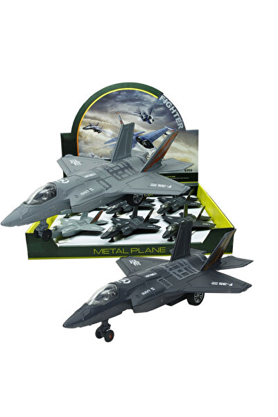 Shoplandu Sesli ve Işıklı Metal Savaş Uçağı 35F Savaş Uçağı 1:72